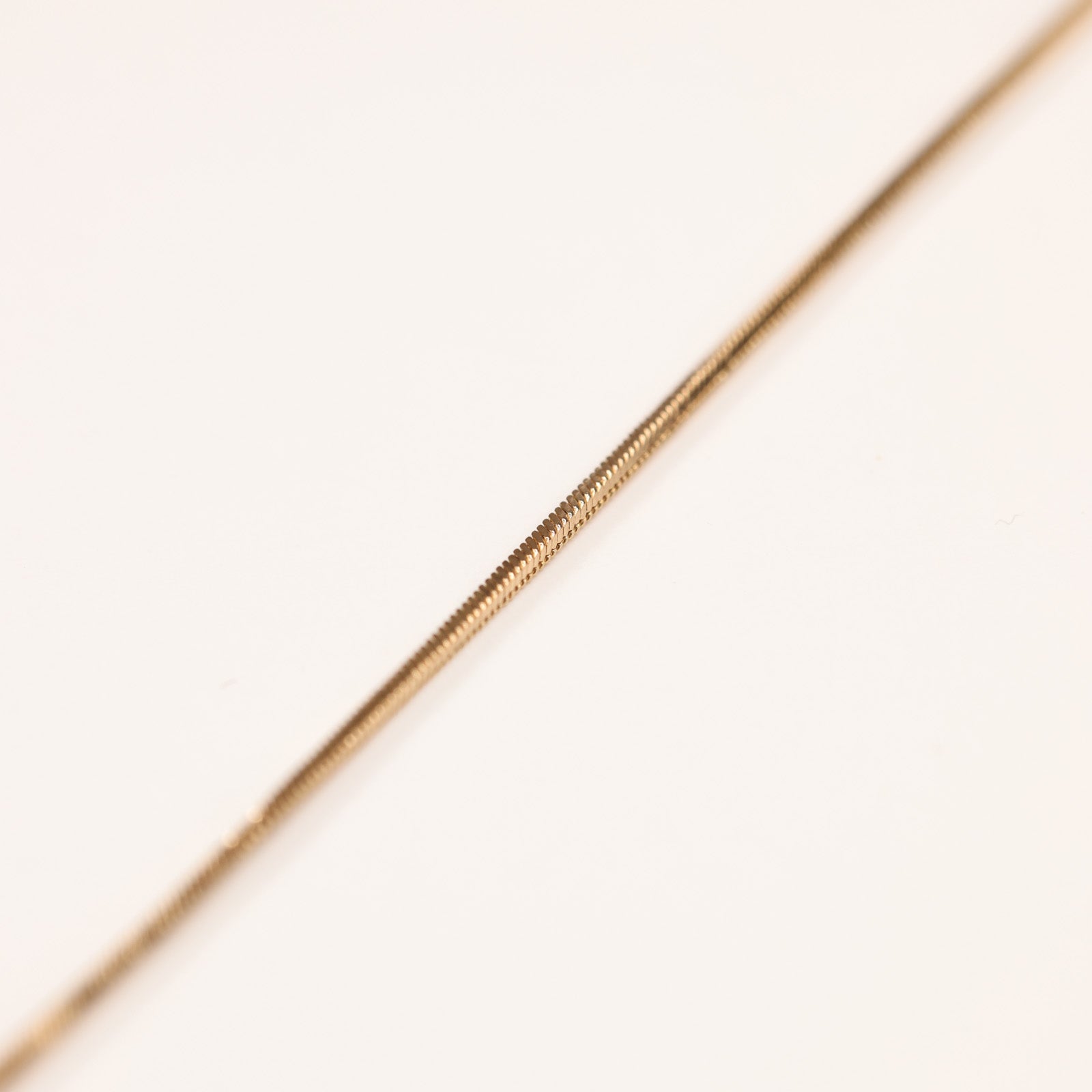 14 Karat Yellow Gold Snake Chain 22.5”