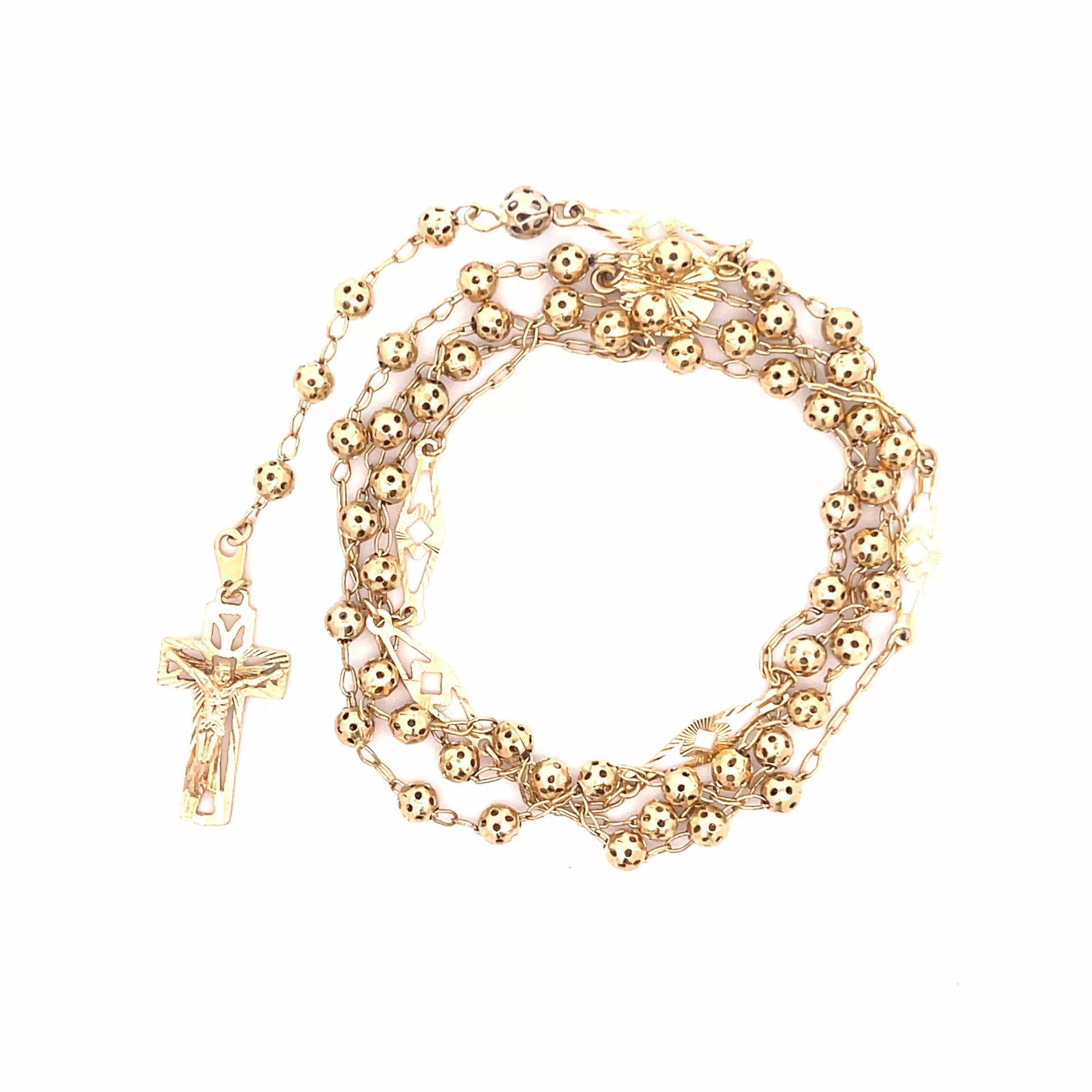 14 Karat Yellow Gold Necklace - Exquisite Diamond Jewelry in Size 28"
